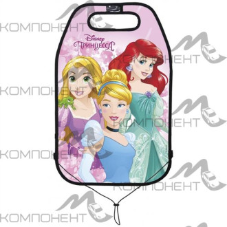 Кикмат Disney Принцессы трио ПВХ для защиты спинки перед. сиденья от ног ребенка