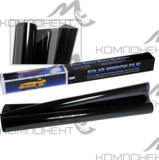 Пленка тонировочная 25% 75*300см черная (в уп. 4 шт) цена за 1шт