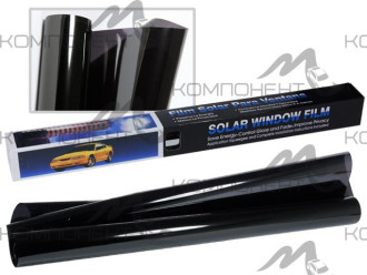 Пленка тонировочная 75*300см СУПЕР темно/черная (в уп. 4 шт) цена за 1шт