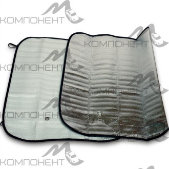 Шторка- экран солнцезащитная на салон ВОСЬМЕРКА (комплект 6шт)