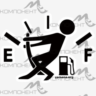 Наклейка "Спидометр" (200*152мм)