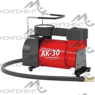 Компрессор 30л/мин 7 АТМ AUTOPROFI 12V/14A 120W мет, в прикурив. шланг 1м, сумка