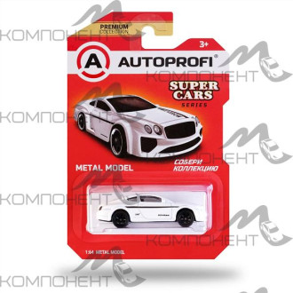 Машинка коллекционная 1:64, Серия SUPER CARS (Bentley), SUP-001, белый