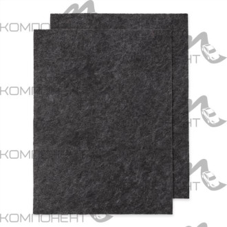 Коврик салона 2пр. AUTOPROFI ковролин 38*50 влаговпитывающие черный