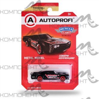 Машинка коллекционная 1:64, Серия MUSCLE CARS, MUS-001, черный