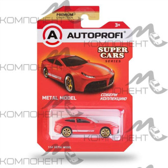 Машинка коллекционная 1:64, Серия SUPER CARS (Ferrari), SUP-002, красный