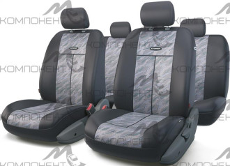 Авточехлы полиэстер/жаккард 9пр. TT универс. AIRBAG узор CLOUD