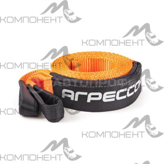 Трос динамический лента 5т (2 петли длина 6м ширина 70мм) АГРЕССОР сумка