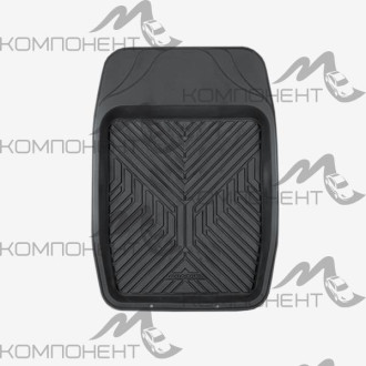 Коврик салона 1пр. AUTOPROFI термопласт передн. черный 69*48см вырезаемая ванночка