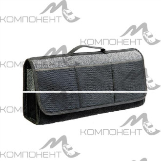 Органайзер в багажник TRAVEL (50*13*20) ковролин серый