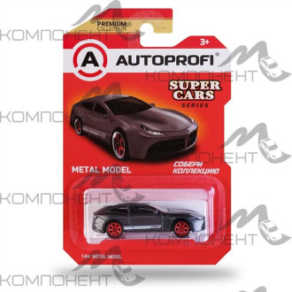 Машинка коллекционная 1:64, Серия SUPER CARS (Ferrari), SUP-002, серый