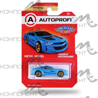 Машинка коллекционная 1:64, Серия MUSCLE CARS (Camaro), MUS-003, синий