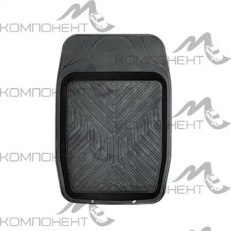 Коврик салона 1пр. AUTOPROFI ПВХ передн. черный 69*48см ванночка