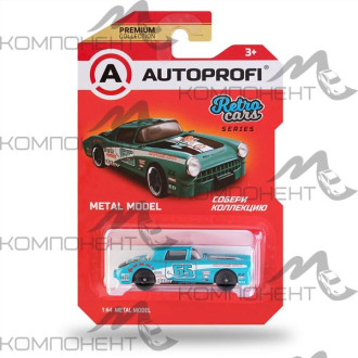 Машинка коллекционная 1:64, Серия RETRO CARS, RET-001, тиффани