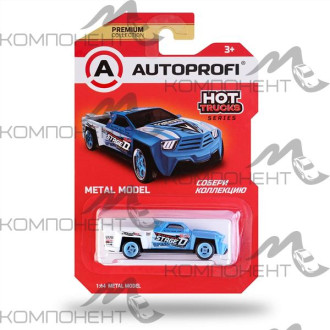 Машинка коллекционная 1:64, Серия HOT TRUCKS, TRU-001, син./белый