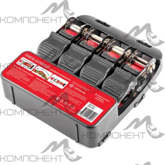 Стяжка груза  4,5м 550кг  AUTOPROFI 2,54см с храповым механизмом (4шт)