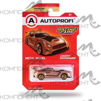 Машинка коллекционная 1:64, Серия Racing Cars, RCN-002, коричневый