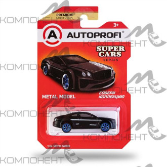 Машинка коллекционная 1:64, Серия SUPER CARS (Bentley), SUP-001, черный