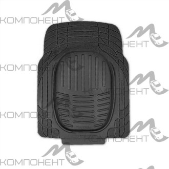 Коврик салона 2пр. AUTOPROFI TRANSFORM ПВХ передн. черный 77*57см вырезаемые ванночки