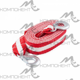 Трос буксировочный лента 7т (2крюка длина 5м ширина 50мм) AUTOPROFI термоупаковка