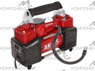 Компрессор 65л/мин 10 АТМ AUTOPROFI 12V/30A 300W мет, от АКБ шланг 8м двухпоршневой, сумка