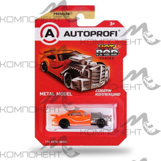 Машинка коллекционная 1:64, Серия HOT ROD, ROD-001, красный