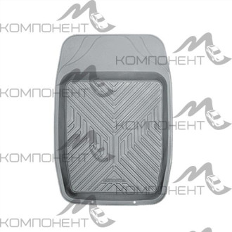 Коврик салона 1пр. AUTOPROFI ПВХ передн. серый 69*48см ванночка