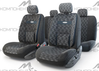 Авточехлы велюр-жаккард 11пр. COMFORT универс. расцветка "Даймонд"