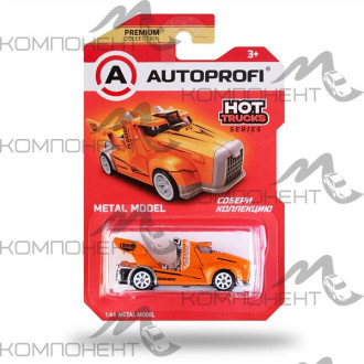 Машинка коллекционная 1:64, Серия HOT TRUCKS, TRU-005, оранжевый