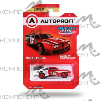 Машинка коллекционная 1:64, Серия FANTASTIC CARS, FAN-001, красн./белый