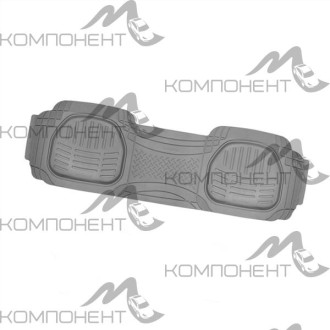 Коврик салона 1пр. AUTOPROFI TRANSFORM термопласт задн. серый 51*166см вырезаемые ванночки