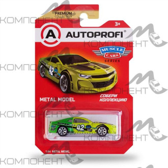 Машинка коллекционная 1:64, Серия MUSCLE CARS (Camaro), MUS-003, зеленый