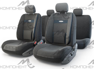 Авточехлы велюр-жаккард 11пр. COMFORT универс. расцветка "Аташе"