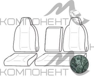 Чехол для сиденье грузовиков жаккард 7пр. расцветка "Циклон"