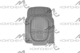 Коврик салона 2пр. AUTOPROFI TRANSFORM термопласт передн. серый 77*57см вырезаемая ванночка