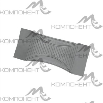 Коврик салона-перемычка AUTOPROFI термопласт серый 60*26см