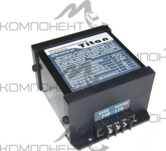 Преобразователь напряжения (инвертор) с 24V на 12V 30А NEW LINE импульсный (г. Бердск) TITAN