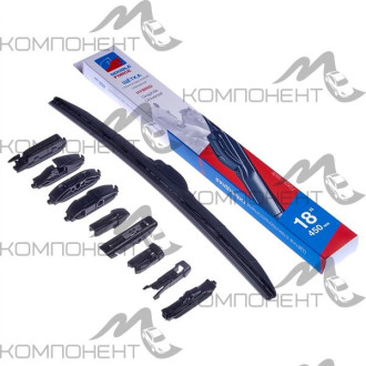 Щетка стеклоочистителя гибридная 45см/18" DOUBLE FORCE