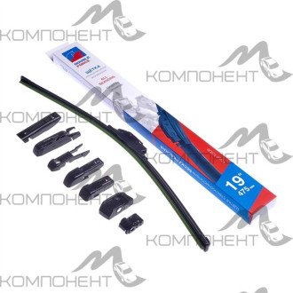 Щетка стеклоочистителя бескаркасная 47.5см/19" DOUBLE FORCE