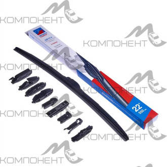 Щетка стеклоочистителя гибридная 55см/22" DOUBLE FORCE