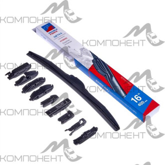 Щетка стеклоочистителя гибридная 40см/16" DOUBLE FORCE