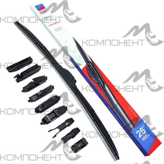 Щетка стеклоочистителя гибридная 65см/26" DOUBLE FORCE