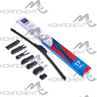 Щетка стеклоочистителя бескаркасная 42.5см/17" DOUBLE FORCE