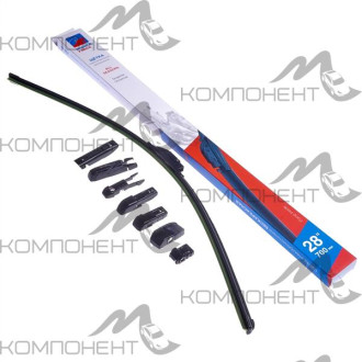 Щетка стеклоочистителя бескаркасная 70см/28" DOUBLE FORCE