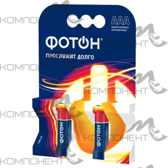 Элемент питания LR03 AAA OP 2 ФОТОН