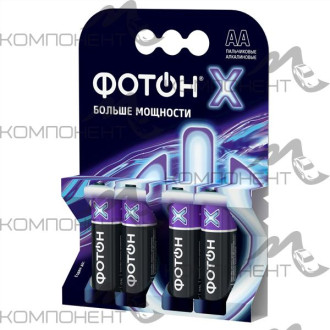 Элемент питания LR06 AA OP 4 ФОТОН-X