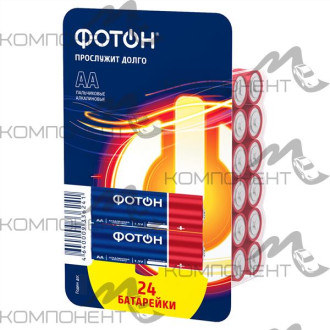 Элемент питания LR06 AA PB 24 ФОТОН