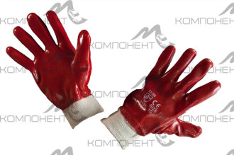 Перчатки х/б с полным ПВХ покрытием ГРАНАТ Стандарт