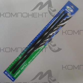 Лента щеток стеклоочистителя 36см/14" Черная (силикон) ХОРС