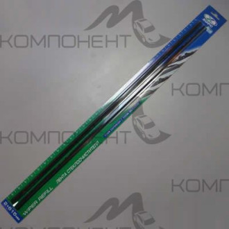 Лента щеток стеклоочистителя 61,5см/24" Черная (силикон) ХОРС